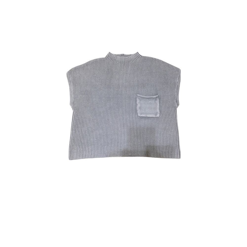 Zenana Thick Ribbed Cotton Top NWOT – Cropped Fit – Grey – Women’s L/XL
